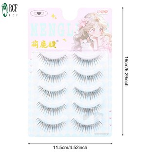 5 Cặp Manga Anime Đen Lông Mi Hàng Ngày Spiky Wispy Dày Mắt Mi Cho Công Sở Sinh Nhật Tiệc Và Du Lịch