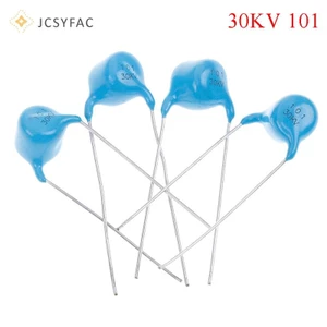 JCSYFAC 10 Cái 30KV 100P 100PF 101 tụ điện gốm cao áp 30KV 101K Mới