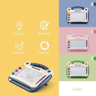 Bảng Vẽ Tự Xóa Thông Minh Có Chân Cho Bé, Bàn  Bảng Từ Tính Tập Viết Tập Vẽ Cho Bé kích thích tư duy phát triển Nhua182