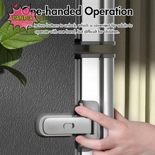 PNPIA 1 Cái Khóa Tủ Lạnh An Toàn, Khóa Cửa Tủ Lạnh Chống Trẻ Em, Bảo Vệ Tủ Lạnh Với Dải Niêm Phong Boutique