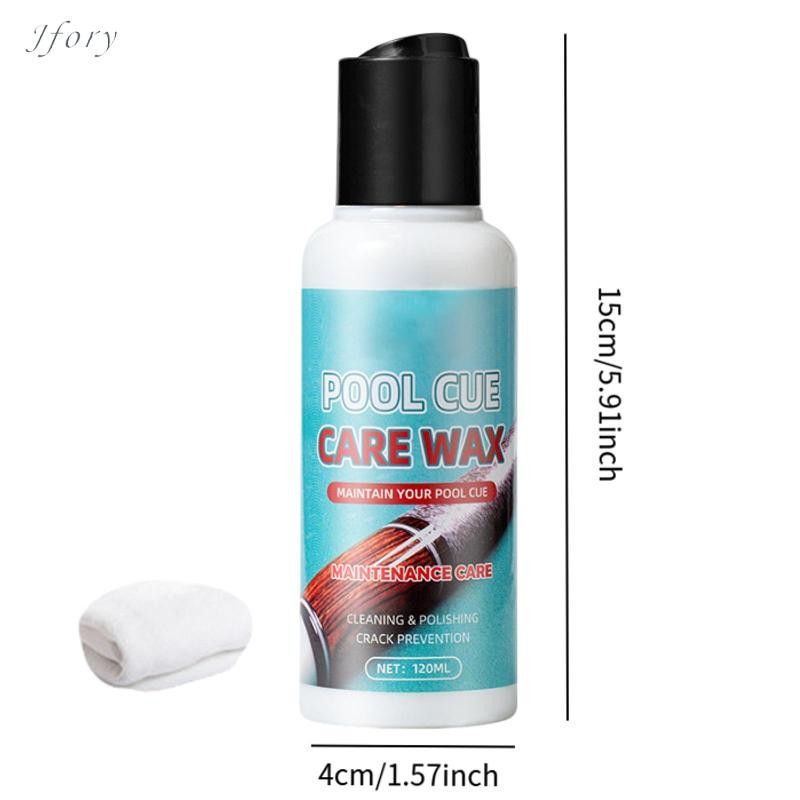 Jfory Pool Cue Đánh Bóng Sáp Bida Phụ Kiện 120ml Bảo Vệ Chống nứt Cue