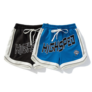 Mesh Summer Basketball Shorts Men's Oversize Loose Breathable Men's American Quick-Drying Short-Length Pants 7l6h