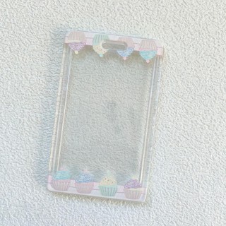 Bảo vệ ảnh trong suốt Hộp đựng thẻ Acrylic trong suốt Hộp đựng thẻ trượt hoa cho trường học Màn hình sưu tập