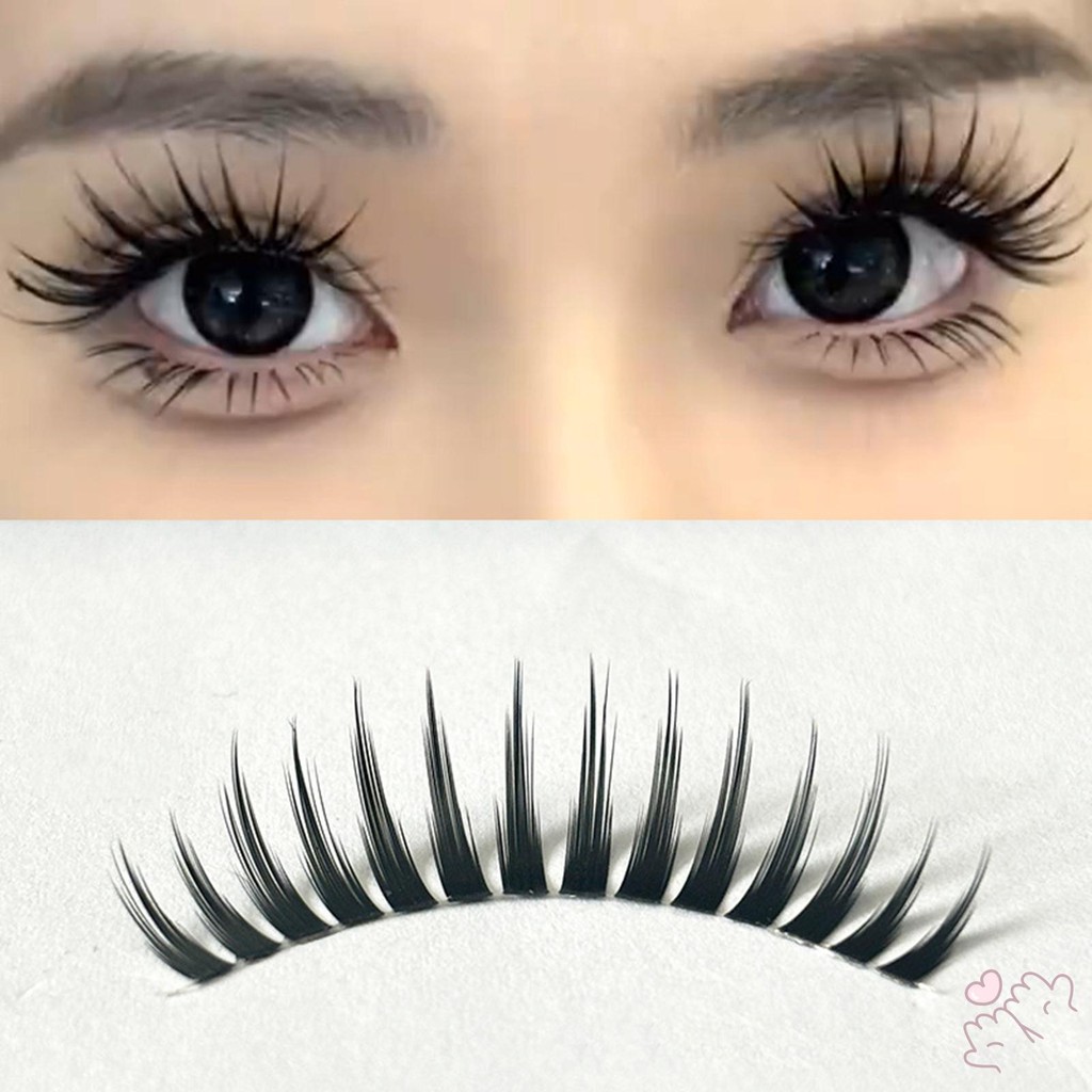 IOIIK 5 cặp-- Lông mi giả 9-14mm Dải Wispy Giả Mi DIY Cosplay Wispy Dải Lông Mi Để Mở Rộng Đôi Mắt Của Bạn Tự Nhiên