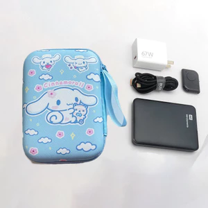 Dễ Thương Cinnamoroll 2.5 inch HDD Túi Đựng Đĩa Cứng 2.5 "Túi Đĩa Cứng Bên Ngoài Túi HDD Túi Ổ Cứng Di Động Túi