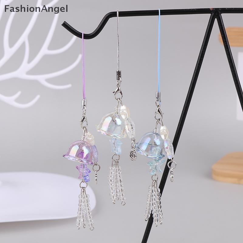 FashionAngel 1PC Y2K Thạch Cá Điện Thoại Quyến Rũ Móc Khóa Pha Lê Ngôi Sao Ngọc Trai Dây Điện Thoại Di Động Viền Độc Đáo Dây Buộc Điện Thoại Cho Nữ Cô Gái VN