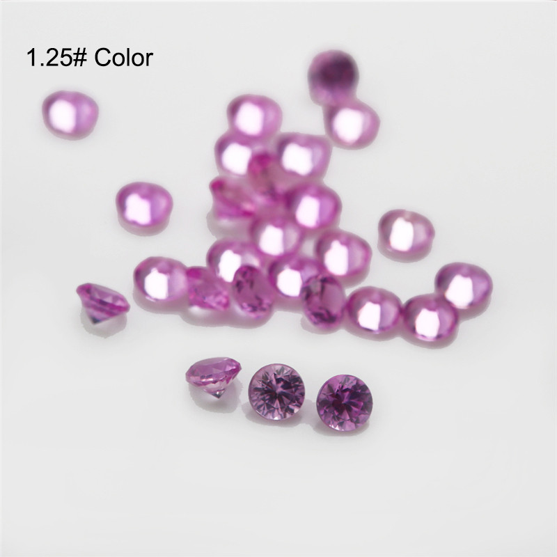 Đá corundum nhiều màu dùng cho trang sức DIY, kích thước đa dạng từ 1.0mm đến 3.0mm