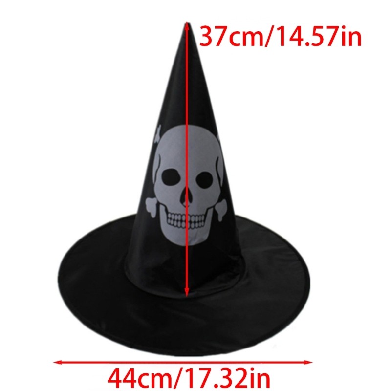 Bầu trời Halloween Phù Thủy Mũ Phù Thủy Trang Phục Dự Tiệc Mũ Quỷ Mũ Cosplay Đạo Cụ
