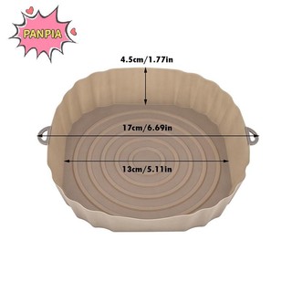 Pnpia Silicone Air Fryer Liner Pad Vuông Có Thể Tái Sử Dụng Nồi Chiên Không Khí Khay Nhiệt Thực Phẩm Nướng Boutique