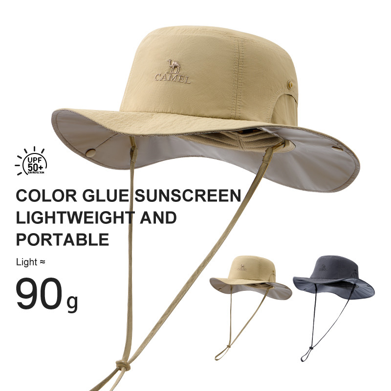 Ảnh Mũ leo núi chống nắng CAMEL CROWN UPF50 + Mũ chống tia cực tím đi bộ đường dài ngoài trời 2