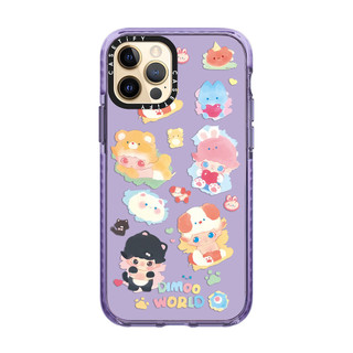 Ốp điện thoại mềm bảo vệ toàn màn hình dễ thương DIMOO WORLD cho iPhone 16 Pro Max 16 Plus 15 Pro Max 14 13 12 11 Pro Max XR IX Vỏ bọc hoàn toàn Vỏ phía sau chống sốc