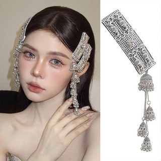 Kẹp Tóc Tua Rua Vintage, Phong Cách Dân Tộc Quyến Rũ, Phụ Kiện Tóc Thời Trang