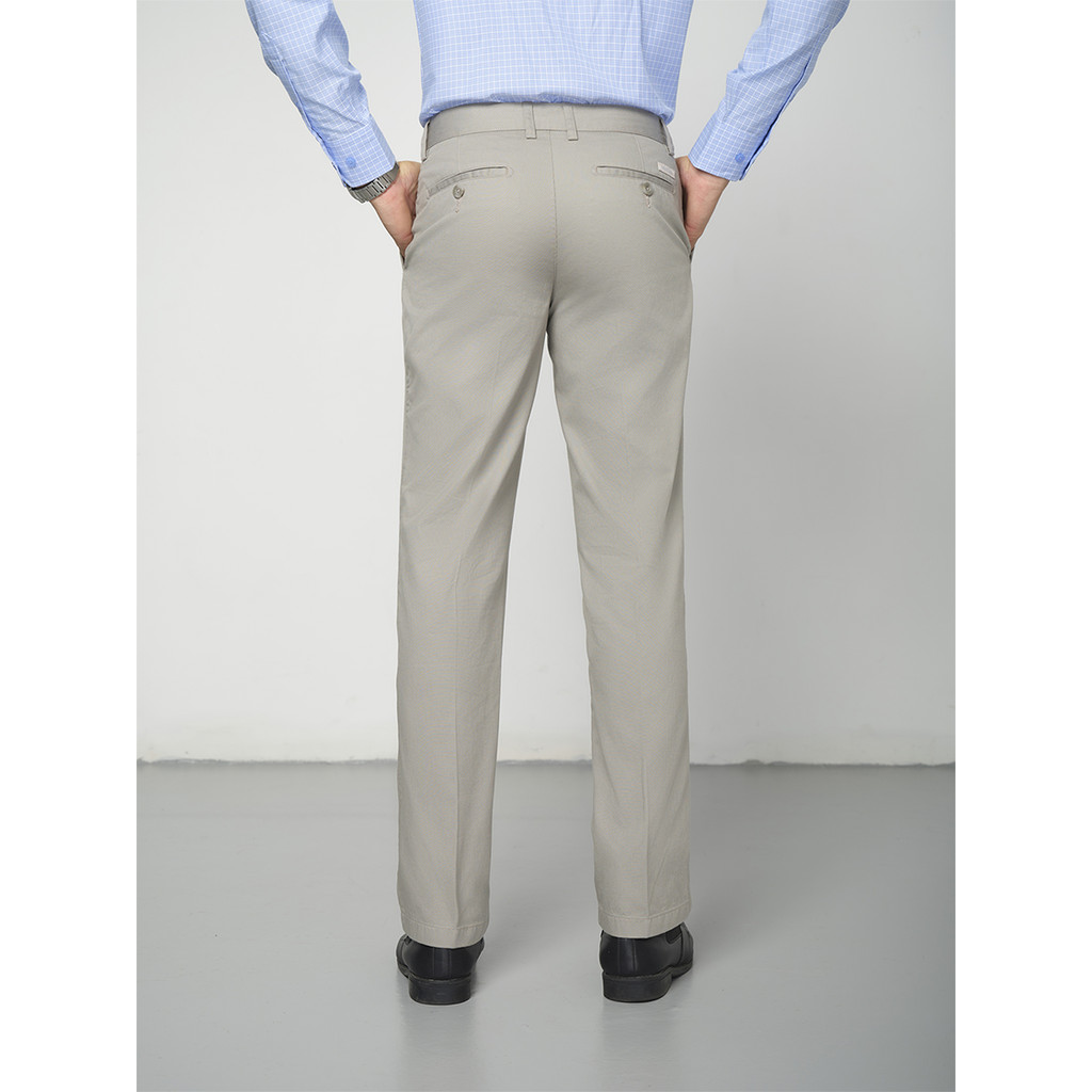 Quần Khaki 0Ply Viettien Smart Casual Vải Cotton Phom Regular VT00000253