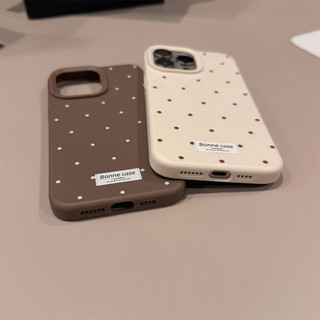 Ốp Điện Thoại Đơn Giản Chấm Trơn Cho IPhone 16 15 15pro Max 13 Mini 14 14pro 14max 12 11 Pro Max IX XR SE2 Plus Bìa Mềm