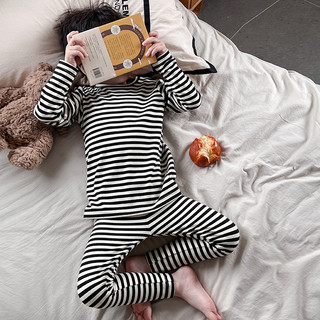 (2Y-10Y) Bộ Đồ Lót Trẻ Em Mùa Thu Bé De Rong Dài Tay Quần Dài Ấm Bộ Đồ Ngủ Trẻ Em Hai Mảnh Váy Ngủ