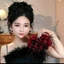 NKSFX Kẹp Nắm, Móng Vuốt Tóc Hoa Mẫu Đơn Nhựa, Tua Rua Thanh Lịch Sequin Hoa Hairgrips Cô Gái