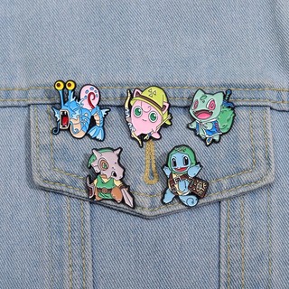35 Phong Cách Pokémon Pikachu Squirtle Kim Loại Huy Hiệu Hoạt Hình Anime Dễ Thương Men Trâm Ba Lô Phụ Kiện Quà Tặng Cho Bạn Bè