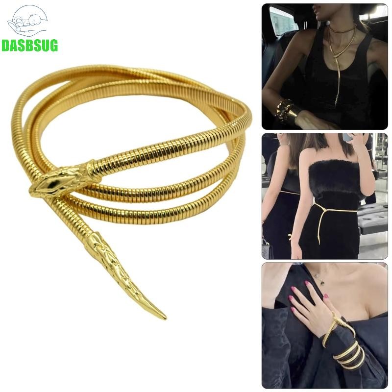 Dasbsug Thắt lưng phụ kiện rắn dự tiệc hiện đại có mặt cho Wo