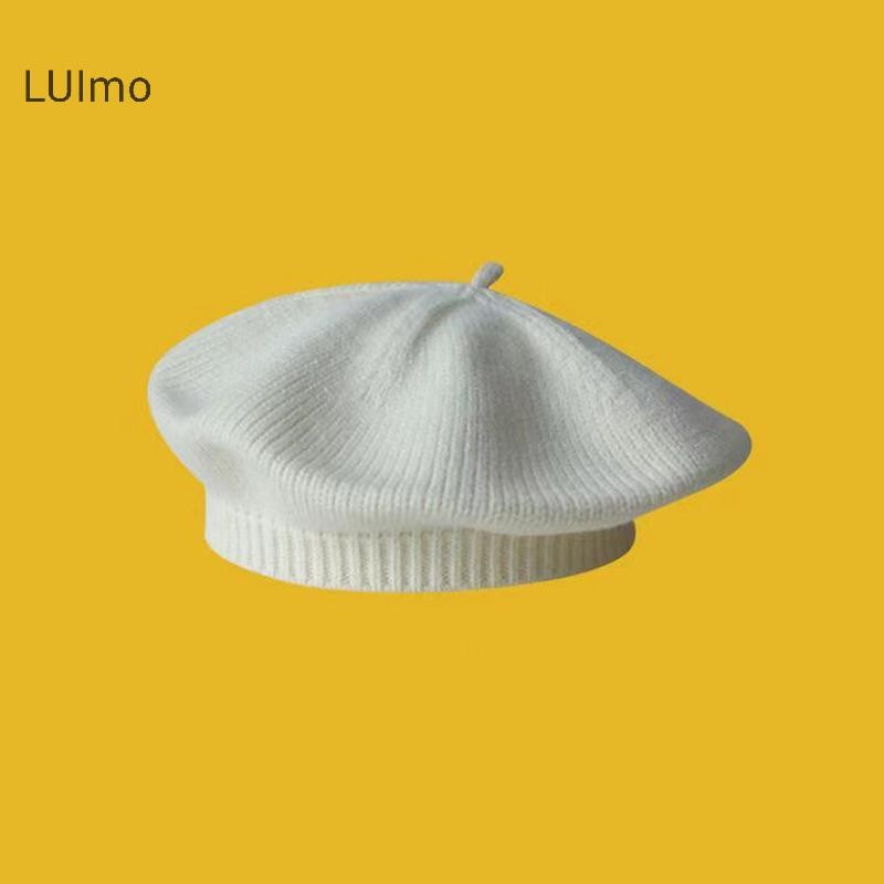 Luimo Thời Trang Dễ Thương Cho Bé Dệt Kim Mũ Nồi Màu Trơn Trẻ Em Mũ Ấm Áp Thu Đông Mũ Cho Trẻ Em Ngoài Trời Bonnet Phụ Kiện Quà Tặng SBS