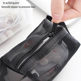 Trailblazer 1 Lưới Du Lịch Túi Đựng Mỹ Phẩm Dây Kéo Túi Trang Điểm Cho Nữ Rửa Vệ Sinh Túi Trang Điểm Tổ Chức Di Động Túi Bảo Quản Mới