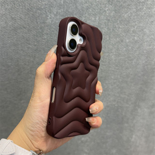 Ốp điện thoại hình ngôi sao năm cánh bằng silicon sang trọng cho iPhone16 Pro Max 15 14 13 Pro Max Bảo vệ Camera chống sốc Ốp lưng mềm chống rơi