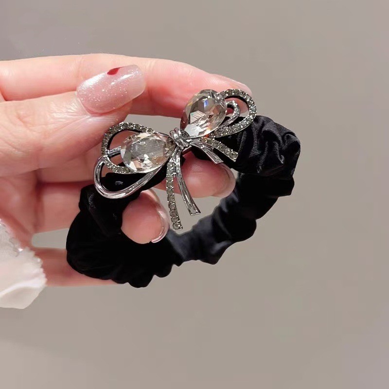 Mauropoli [Sẵn Sàng] Băng Đô Nữ Mùa Hè Phong Cách Mới Buộc Tóc Dây Cao Su Scrunchy Dây Buộc Tóc Bướm Cao Cấp Phụ Kiện Tóc Co Giãn Cao Cấp Dây Buộc Tóc