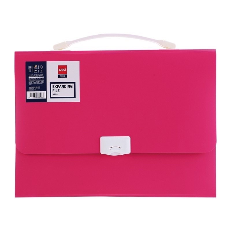Cặp hồ sơ, file cặp 7 ngăn Deli 38125