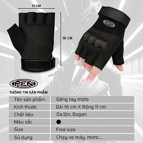 Găng tay có cao su đệm M.E.N -Z5-Z1 bảo vệ tay khi đi xe Bogen chống sốc [XU HƯỚNG THỊNH HÀNH]