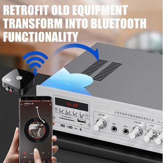 Nfc Bluetooth 5.3 Bộ Thu Âm Thanh 3.5 Mm AUX R / L RCA Stereo Lossless HIFI Âm Nhạc Bộ Chuyển Đổi Không Dây USB U-Disk Chơi Điều Khiển Từ Xa Cho Xe Ô Tô Bộ Khuếch Đại Loa
