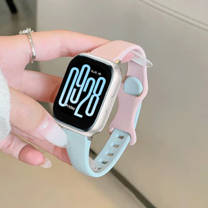 Dây silicon mỏng cho Xiaomi Redmi Watch 5/5 Lite, dây đeo thể thao chủ động, phụ kiện đồng hồ thông minh