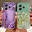 Dành Cho Xiaomi Redmi Note 14 Ốp điện thoại Hoa Thời Trang Bướm Silicon Mềm TPU Ốp điện thoại Cho Redmi Note 14 Ấn Độ 4G Coque