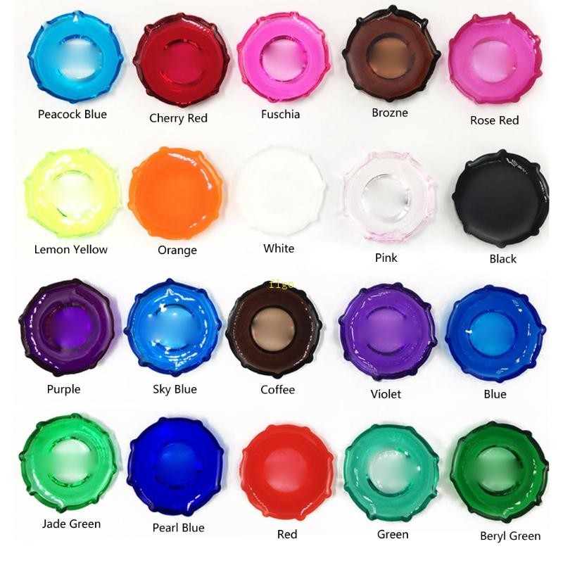 Flgo 5ml Sơn nghệ thuật tô màu đậm đặc cao Pha lê Epoxy Pigment UV Resin Dye Ink Diffusion Ink Liquid