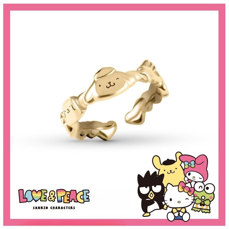 Love & Peace Series-Pompompurin Pudding Dog Vòng Cổ Mặt Dây Chuyền Hoạt Hình Dễ Thương Cô Gái Quà Tặng Sinh Nhật
