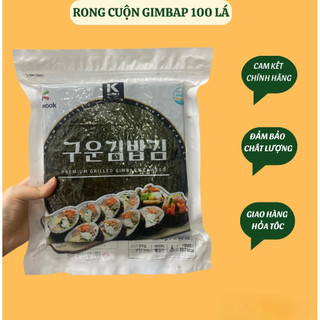 Lá kim cuộn/Rong biển cuộn cơm 100 lá Hàn Quốc