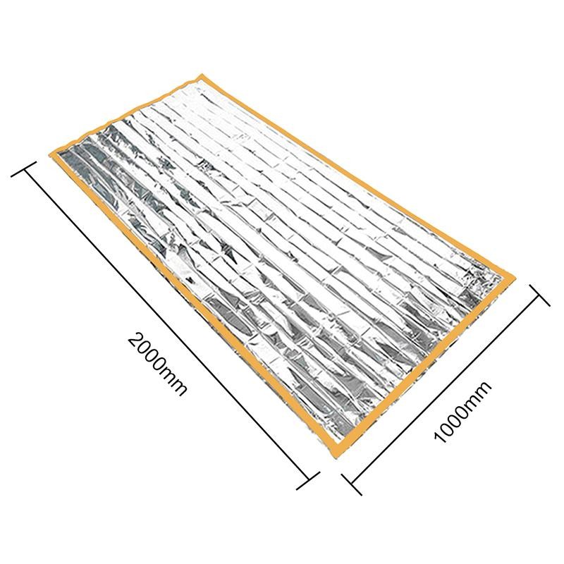 TMOY Mới Di Động Chống Thấm Nước Khẩn Cấp Sinh Tồn Túi Ngủ Ngoài Trời Edc Cắm Trại Bánh Răng Bọc Nhiệt Sơ Cứu Bộ Chăn TCVN