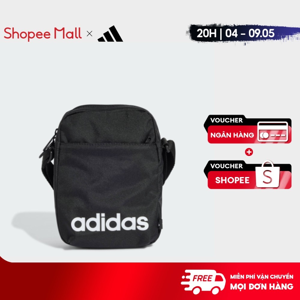 adidas Lifestyle Linear Organizer Unisex Black JE8341 | Shopee Việt Nam