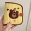 Ví mini canvas ngắn in hình gấu dễ thương và đa năng