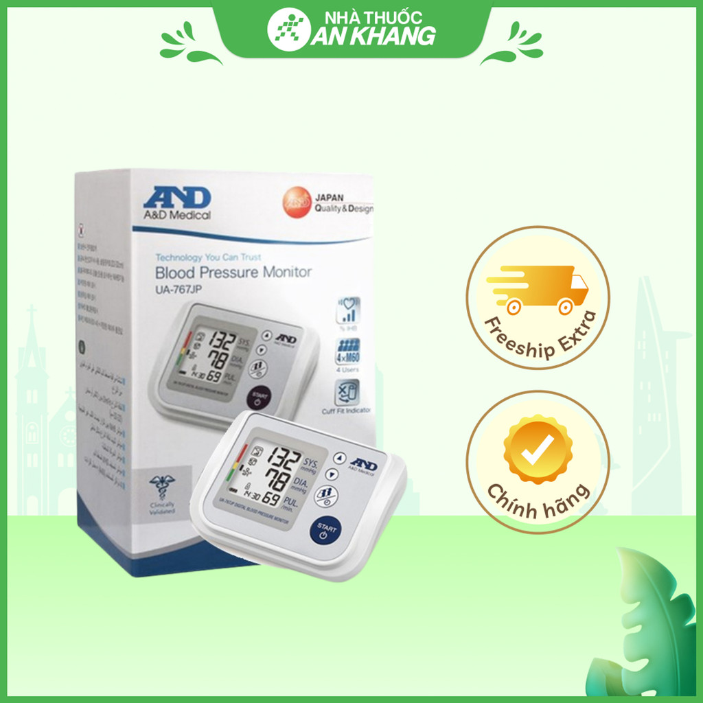 Máy đo huyết áp bắp tay AND UA-767 JP