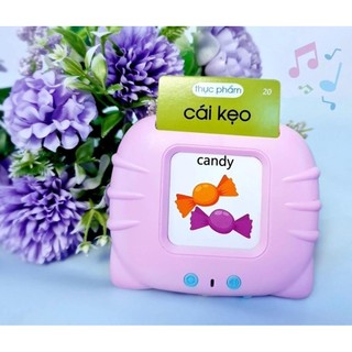 Máy Đọc Thẻ Flashcard Song Ngữ Anh Việt 224 Từ,510 Từ Vựng, Tiếng Anh Tiếng Việt Cho Bé