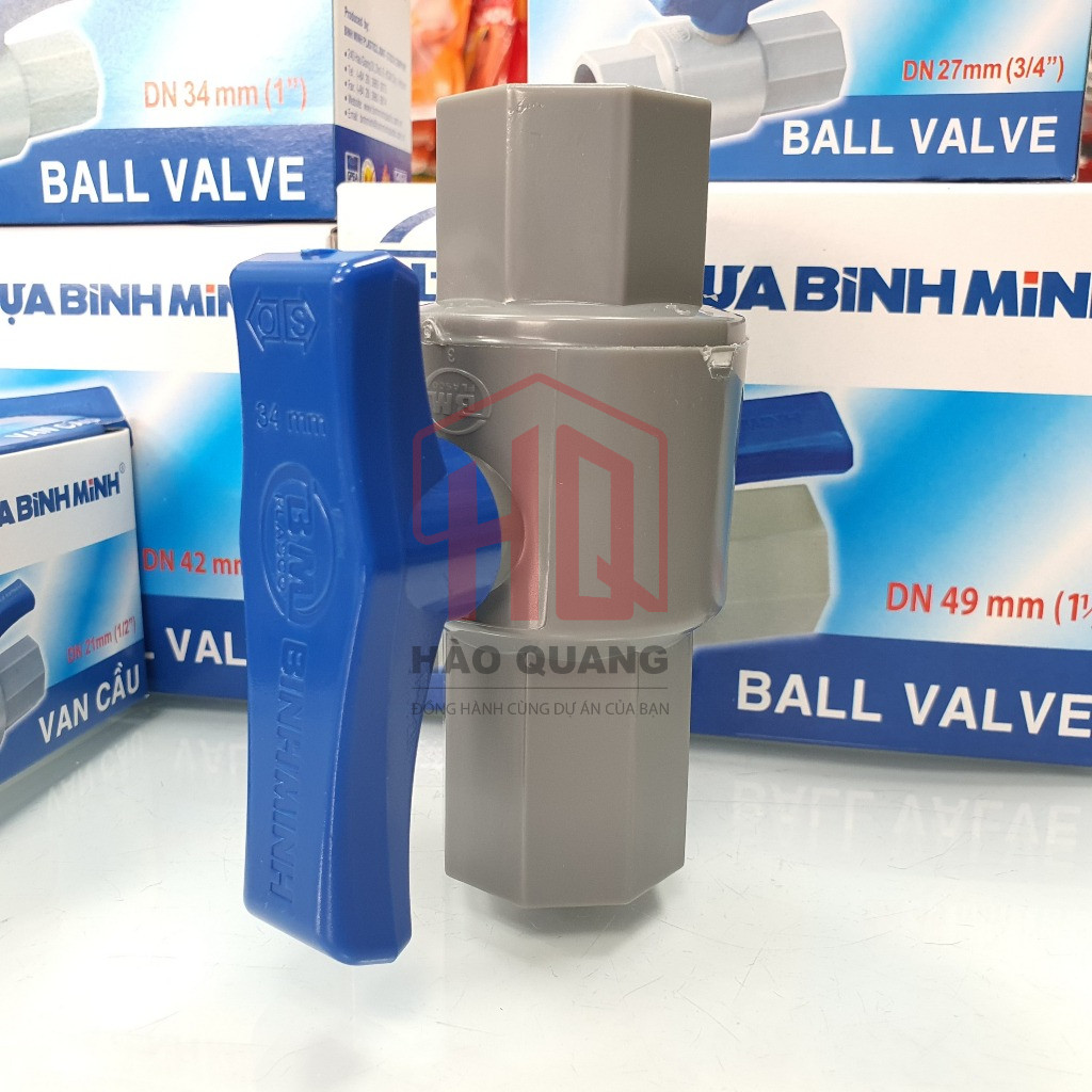 Van Nước Nhựa PVC Bình Minh 21/27/34/42 –  Bền, Dễ Lắp Đặt