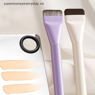 [savemoneyeveryday] Bàn chải trang điểm nền phẳng MỚI Puff Cosmetics Bảng màu Đế bàn chải trang điểm Bộ dụng cụ mỹ phẩm [vn]