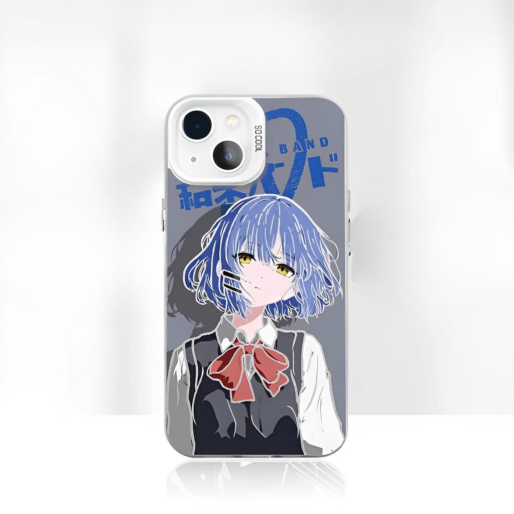 Anime Bocchi The Rock Gotoh Hitori Yamada Ryo Dành Cho Iphone 16 Pro Max 16e 11 12 13 14 15 Pro Max 7 8 Plus XR X XS Ốp Điện Thoại Dễ Thương Cao Cấp IMD Matte Chống Sốc