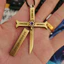 Hoạt Hình ONE PIECE Dracule Mihawk Cosplay Chữ Thập Vòng Cổ Luffy Trafalgar Luật Chopper Mặt Dây Kim Loại