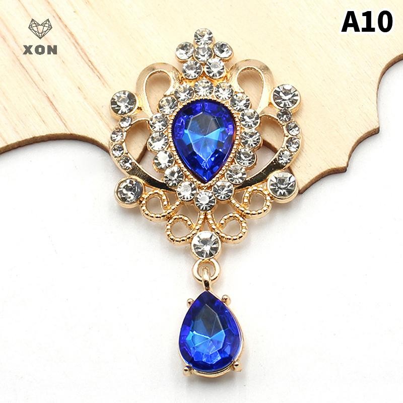 [XON] 32 * 60MM dành cho công việc Nút kim cương giả Tóc Manualidades Phụ kiện Diy Flat back Trâm Phụ kiện trang sức [VN]