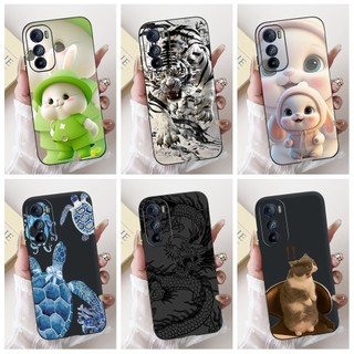 Ốp Mềm Cho Motorola Edge 30 Pro Cover XT2203-1 XT2201-1 Cool Tiger Dragon Rabbit Vỏ Hoạt Hình Cho Moto Edge Plus 2022 Capa