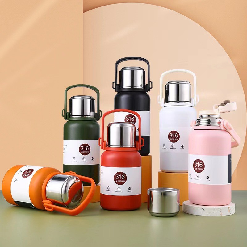 Bình Giữ Nhiệt Boss New Fashion Cao Cấp - Chất liệu inox 316, Có lưới lọc trà, Dung tích Đa dạng