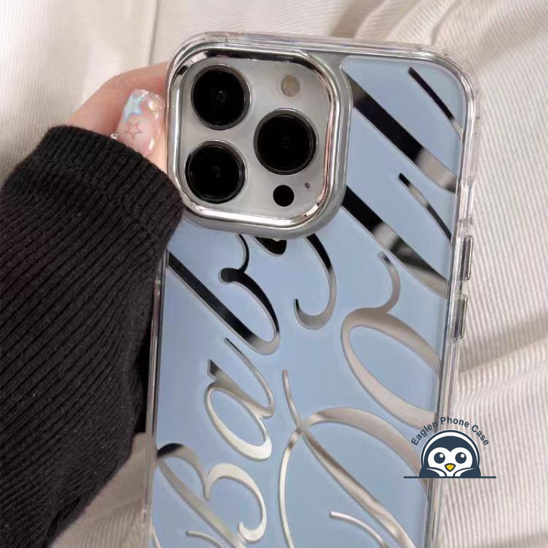 Ốp Gương Cá Heo Ngôi Sao Hàn Quốc Cho Google Pixel 10 9 Pro XL 9A 8 Pro 8A 7 Pro 7A 6A 5 XL 4 4A 5A 3A Vỏ Điện Thoại Dễ Thương Từ Rỗng Chống Sốc Ốp Lưng Mềm