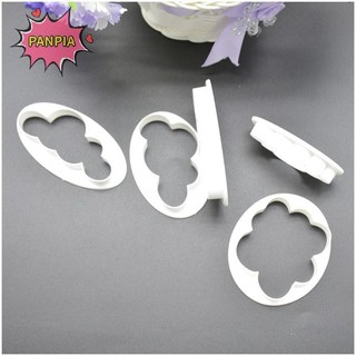 Pnpia 5 Cái / bộ Hình Đám Mây Cắt Cookie Tùy Chỉnh Làm 3D In Bánh Quy Fondant Khuôn Boutique