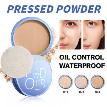 Velvety Phấn nén phủ tự nhiên làm sáng tông màu da kem che khuyết điểm kiểm soát dầu phấn phủ lâu trôi chống nước với phấn trang điểm mặt