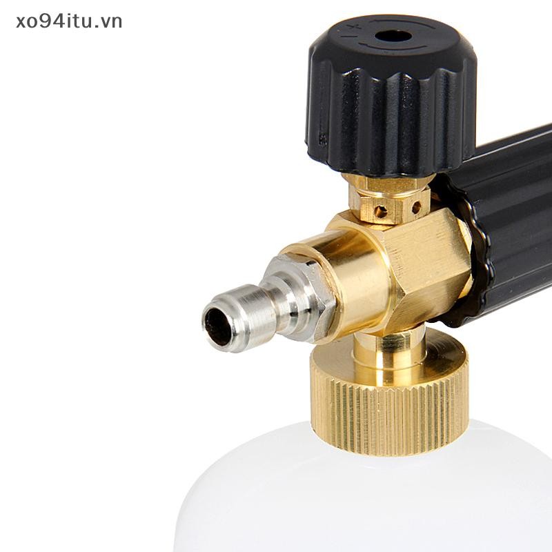Xoitu Máy Giặt Áp Lực Cao Vòi Phun Bọt Tuyết Lance 1 / 4 "Kết Nối Nhanh Xà Phòng Xốp Pháo Máy Phát Điện Rửa Xe Chai Vệ Sinh 1L 3000PSI VN